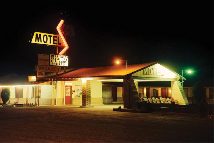 Motel entre Nuevo México y Arizona. Willcox, Arizona. Diciembre, 2018.